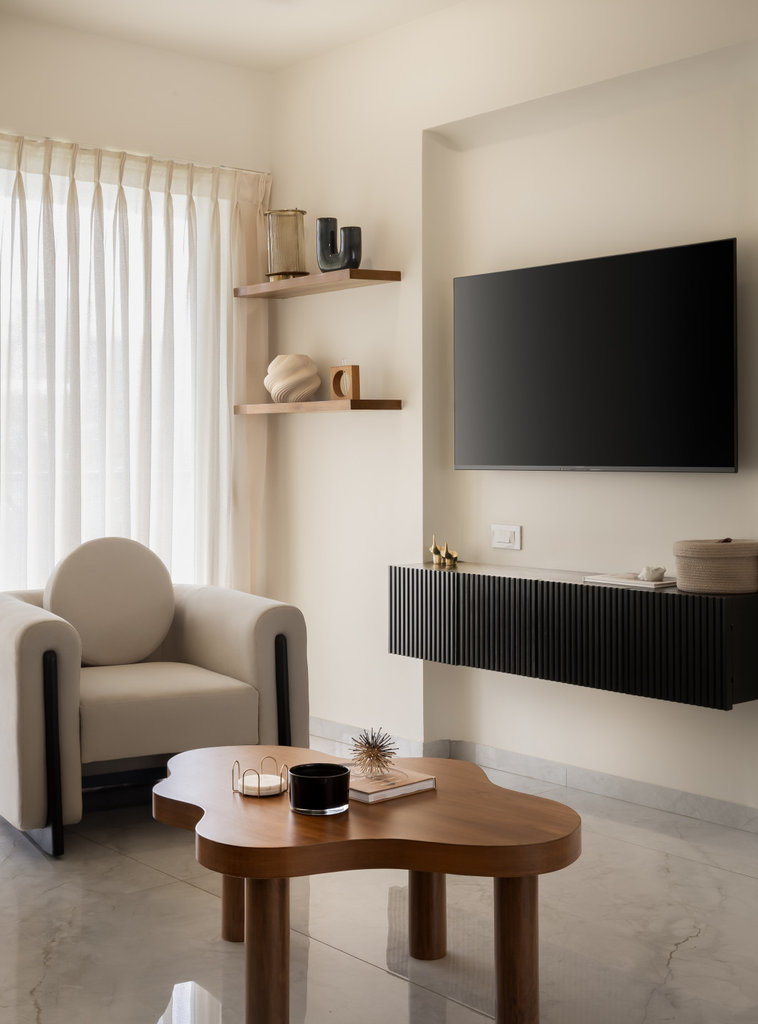 Adarsh Milroc 2BHK contemporary minimal interior